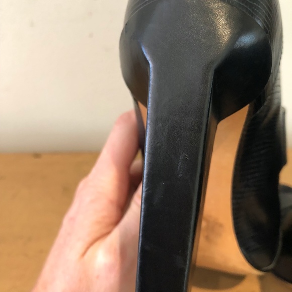 Alexander Wang Noemi Combat Bootie Open-Toed Black - Picture 7 of 8